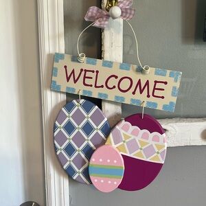 Easter/spring door sign